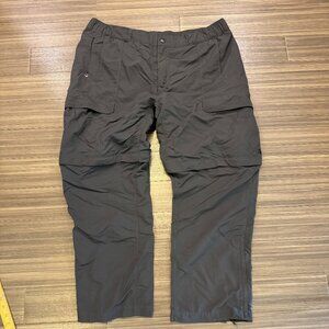 THE NORTH FACE Men's Charcoal Trail Convertible Pants Shorts Size XXL